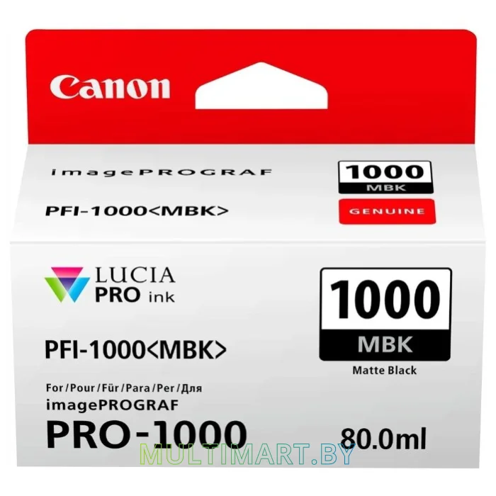 Картридж Canon PFI-1000 MBK